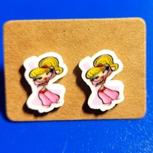 I Dream of Jeannie Acrylic Stud Earrings